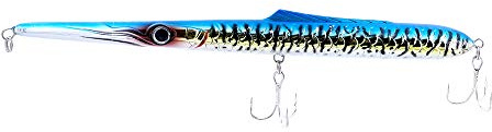JATSUI Drake 210 Skipping Lure Floating, Needle, Misura, Colore Sbb Artificiale da Pesca, Bianco/Blu/Giallo/Nero, 210 mm