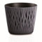 Prosperplast Pflanzkübel rund Kunststoff Sandy Round in der Farbe Anthrazit 26,2 x 26,2 x 22,2 cm