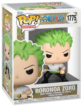 Funko POP! Animation: OP - (Refresh) - Roronoa Zoro - One Piece - Vinylfigur för samlare - Presentidé - Officiell Merchandise - Leksaker för barn & vuxna - Anime Fans - Modellfigur för samlare