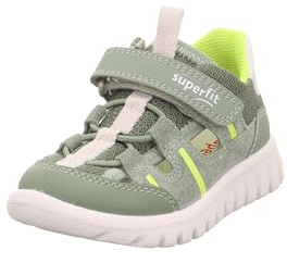 Superfit Sport7 Mini, Scarpe da Ginnastica, Verde Chiaro Giallo 7500, 33 EU