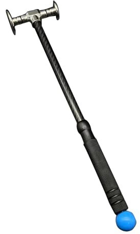 Bydezcon Outils pour le débosselage sans peinture de carrosserie - Marteau à débosseler antidérapant avec pointes Tap Down - Kit de réparation