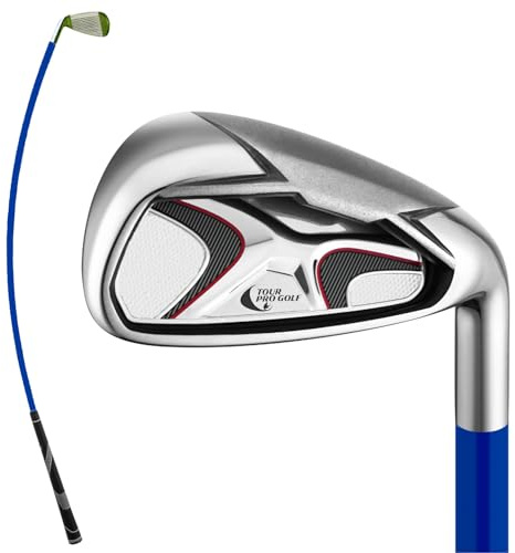 Tour Pro Golf Team Swing 7 Iron Training Aid - Super flexible fouet arbre golf swing aide à construire un rythme amélioré, le rythme, la transition, le timing et la force - le meilleur entraîneur de