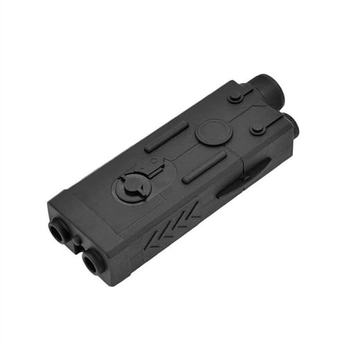 TacticalBattery Storage - Military Hunting Rail Carry 1600-2300 mAh Lithium Ion Battery Case Mounting Case, PEQ Style Dummy Box for Rail Mount (Black)