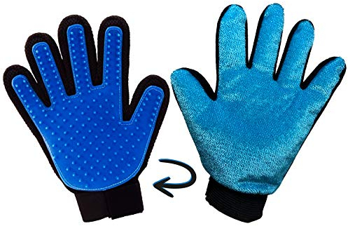 Scarlet pet | Fellpflegehandschuh »Gentle Touch 2-in-1« doppelseitig SamtNoppen; Samt: Entfernen Loser TierhaareNoppen: Massagebürste (1 Paar)