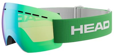 HEAD Solar FMR Gafas de esquí, Unisex Adultos, Verde, M