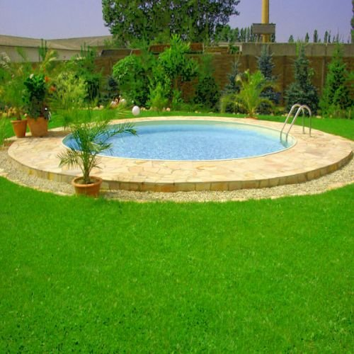 Poolzon Schwimmbecken Rundpool Fun-Zon 400 x 150 cm Stahlwandpool, Rundbecken