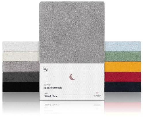 Blumtal frotté underlakan - Cuddly soft underlakan, Oeko-Tex certifierat, olika färger och storlekar