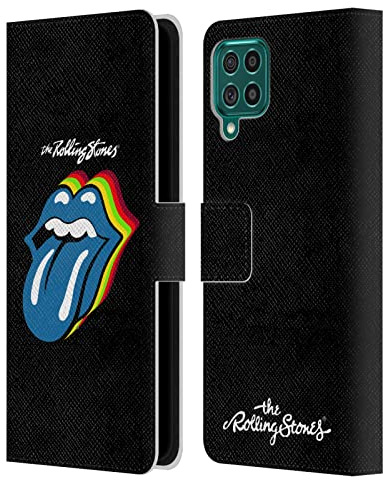 Head Case Designs Officially Licensed The Rolling Stones Pop Art 2 Licks Collection Leather Wallet Case Compatible with Samsung Galaxy F62 (2021)