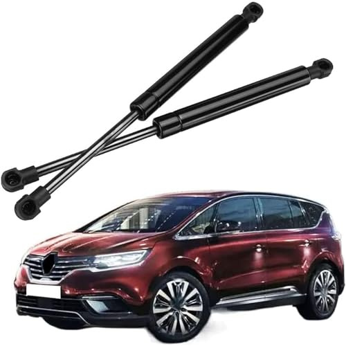 SNMHH 2 Pezzi Auto Ammortizzatori Cofano Posteriore per Renault Espace V (JR) 2015 2016 2017 2018 2019 2020 2021, Molle A Gas Supporto Sollevamento Portellone Idraulica Parti Carrozzeria