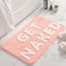 Gwezmxs Get Naked Teppich, rutschfeste Badematte - Rosa, 40x60cm