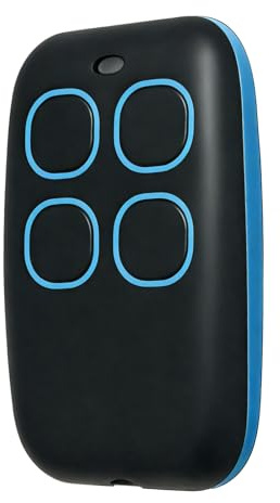 Mando a Distancia Garajes Puertas Universal 4 en 1 433mhz, Telecomando Rolling Code Multifrecuencia, Mando Duplicador Programable con Lista de Compatibilidad