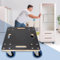ECD Germany Rodillo Transporte de Muebles 40x60cm Carga hasta 800kg Tabla Roller de Serigrafía/Ruedas de PP Monopatín con 4X Rueda Placa Carretilla Platforma para Mundanzas y Translado de Maquinaria