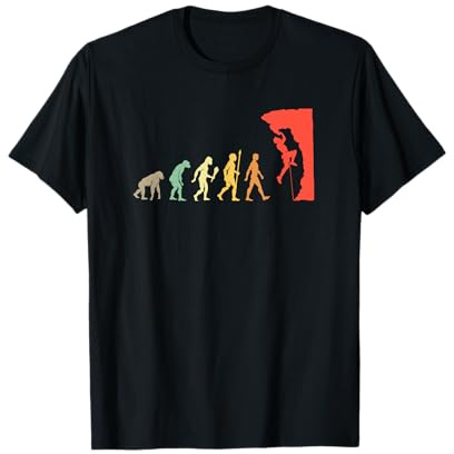 Grimpeur Évolution Cadeau Vintage Escalade T-Shirt