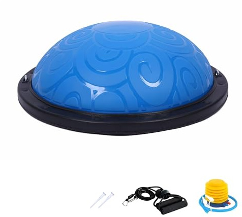 MAGIC SELECT Balón de Equilibrio. Media Bola Equilibrio. Media Pelota para Fitness, Yoga, Pilates, Entrenamiento con Bandas de Resistencia. Semiesfera Balance Trainer Ball para Deporte en Casa.