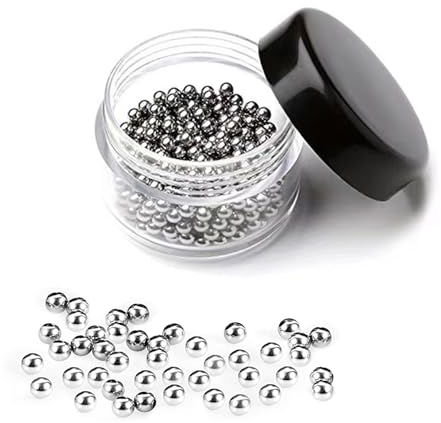 1000-Piece Stainless Steel Cleaning Beads Set, Professional Glassware Cleaner for Wine Bottles, Decanters & Crystal, Effective Stain Removal, Durable & Reusable, Suitable for Various Glass Containers