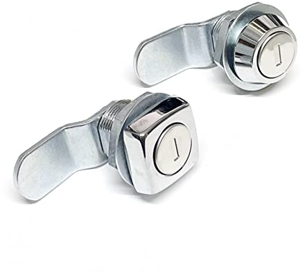 EQQHJL Trailer Paddle Lock,Trailer lock, Round Cabinet Cam Lock for Home Drawer Strorage Box Locker Hardware MMS500 1Pcs (Color : B)