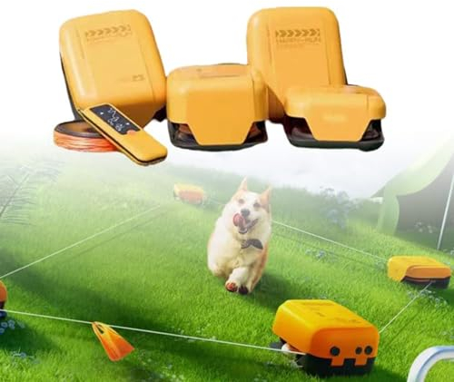 ZYLDDS Ensemble D'équipement D'agilité pour Chien, Jouets Interactifs pour Chien, Jouets De Chasse pour Animaux De Compagnie, Longueur Réglable, Parfait pour Libérer Leur Nature Ludique