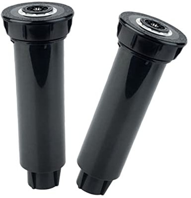 1 Jeu Arroseur Enterré De Jardin Étang Buse Ampoules Trempeur Pomme De Pomme D'arrosage Arroseur Escamotable Abs Arroseur d'eau Abs Plastiques Techniques Abs Black 2 Pièces POPETPOP