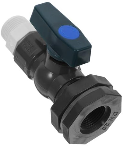 Hemobllo Kit Rubinetto per Serbatoio Parte per Pioggia Kit Deviatore per Adattatore per Flessibile Raccordo Paratia per Serbatoi d