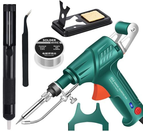 Herramientas de soldadura láser industriales calentadas internamente, juego de pistolas de soldar de soldador multifunción, calor interno de soldador automático con cable, para reparación industrial