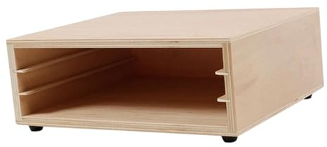 Sharplace Armoire à puzzles d'animaux - Activité de rangement et de découverte des animaux pour les enfants de 3 à 6 ans (école à la maison), 26 Cm X 22 Cm X 11.5