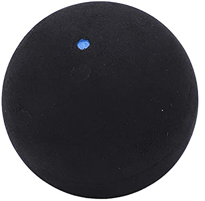 WGFOIP Single Dot Squashbollar, Slitstarka Gummiträningsbollar för Nybörjartävlingar, 37 Mm Storlek, Paket med 1