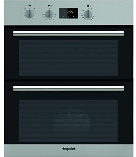 Hotpoint Luce Electric Built Under Double Oven - Stainless Steel