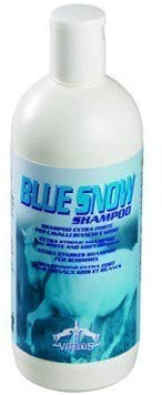 Blue Snow Shampoo – Champú para caballos gris – 500 ml
