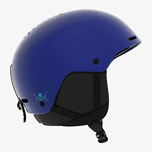 Salomon Pact Casco de esquí y Snowboard para niños, Carcasa ABS, Interior de Espuma EPS 4D, Naranja (Neon Orange), S (53-56 cm)