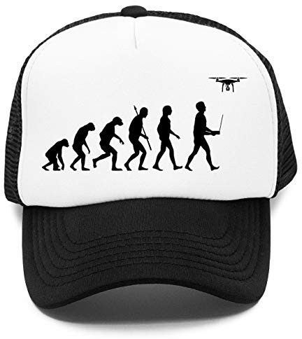 Vendax Évolution De Homme - Drone Pilote Édition Blanc Enfants Casquette De Baseball Rapper Cap