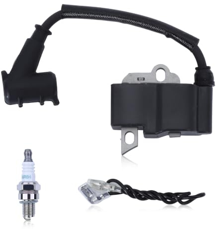 Adefol Tändspole modul för Stihl MS181 MS211 MS211C MS171 motorsågsersättande delar med tändstift 1139 400 1307