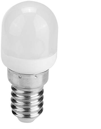 2W LED-kylskåpslampa, E14 T22 LED-kylskåpslampa 15W Ekvivalent, LED-lampa för Frysugn Mikrovågsbelysning(Vit)