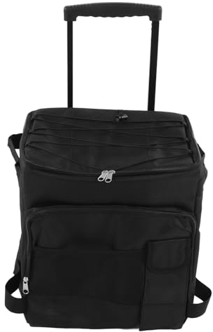 Nevera con Ruedas De 43L, Bolsa De Refrigeración Portátil con Aislamiento, Impermeable, con Doble Cremallera Y Asa, Picnics Y Acampadas