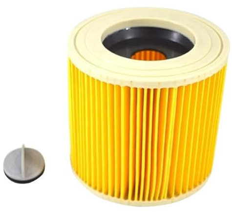 3 Filtros De Cartucho, Compatible para Filtro Karcher de Repuesto para aspiradoras WD1, WD2, WD3, SE4001 SE4002 MV3, MV2, Sustituye a 6.414-552.0/64145520 de Aspiradoras en seco y Húmedo
