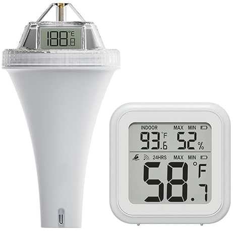 Termometro Bagnetto Neonati,Termometro Per Piscina Digitale Misurazione Rapida Della Temperatura In 3 Secondi Intervallo Di Misurazione 0–90 °C Per Piscine Per Bambini Acquari e Piscine