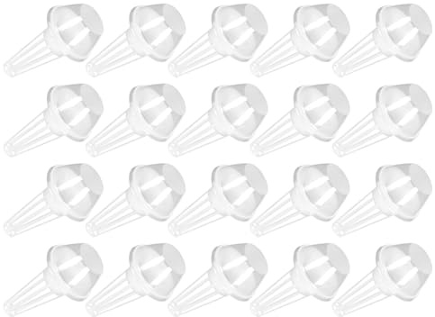 UPKOCH Juego de 20 Cestas de Plástico para Plantar Hidropónicas con 20 Tapas para Cultivo sin Tierra, Resistencia Alta, Compatibles con Sistemas de Germinación para Verduras y Hierbas