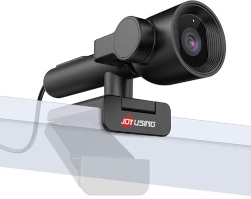 JOYUSING FlexCam10 4K Eye Contact Webcam for PC, 4 Modes in 1 Webcam with Microphone, PDAF Autofocus, 2 Noise-Cancelling Mics, 79° FOV, for Conference, Streaming, Facetime Zoom/Teams/Google Meet