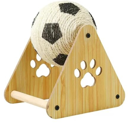 Générique Planche à gratter en Bois for Chat, Corde de Chanvre, Boule à gratter, Cadre d'escalade, Jouet Colonne à gratter, Compatible avec