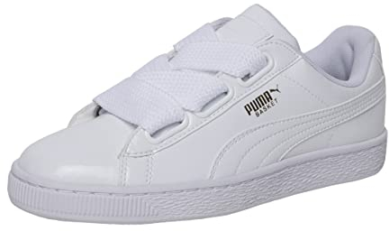PUMA Basket Heart Patent Wn's, Femme, White White, 38 EU