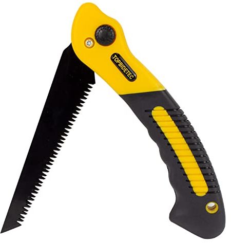 Topbidetec Klappsäge Trockenbausäge Handsäge Säge mit weichem rutschfestem Griff zum Schneiden von Gipskarton, Trockenbau, Sperrholz und PVC