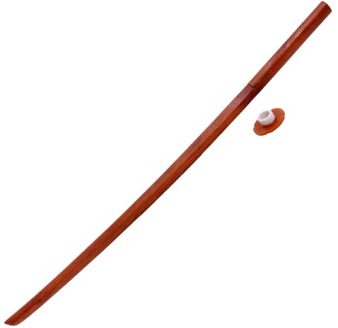 Sportech Italia - Bokken Kunststoff Suburito, Bokutō mit Tsuba - Training für Aikido, Iaido, Kobudo, Kendo