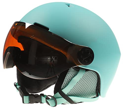Snowboard Helmet with Earmuff Goggle Men Women Safety Skiing Helmet Professional Skiing Snow Sports Helmet