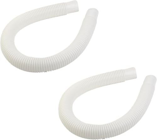 YUETTYY 1/2/3/4 tubi per skimmer per piscina, connettore di ingresso dell'acqua per sistema skimmer Intex 10531, accessorio di ricambio per tubo di ricambio per filtro piscina Intex 10531 (2 pezzi)
