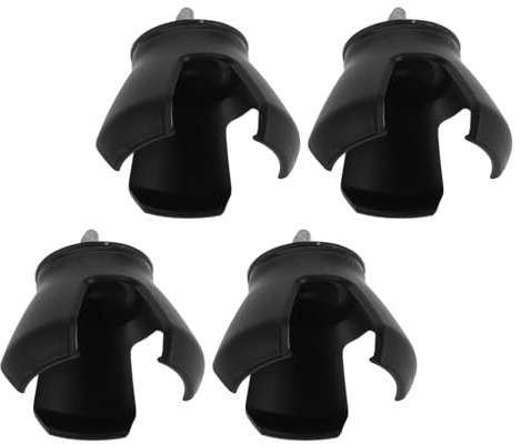 ELAYARD 4 St Golfbollsplockare Gripare Golfupplockning Lättvikts Golfbollshämtare Golfplockare Golfövningsverktyg Golfbollshämtare Lättanvänd Golfbollsplockare Golfupplockning Svart