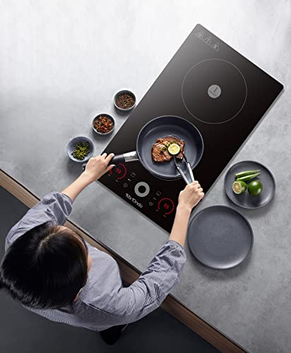 MX ONDA Placa de induccion 2 fuegos para encastrar PI2210 Placas de cocina electrica encimera
