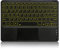 KOOCHUWAH Tastiera K08 con Touchpad 7 Colori Retroilluminata QWERTY Italiana Senza Fili Bluetooth 3.0 Ricaricabile Per Qualsiasi Sistema Operativo iOS/Android/Windows