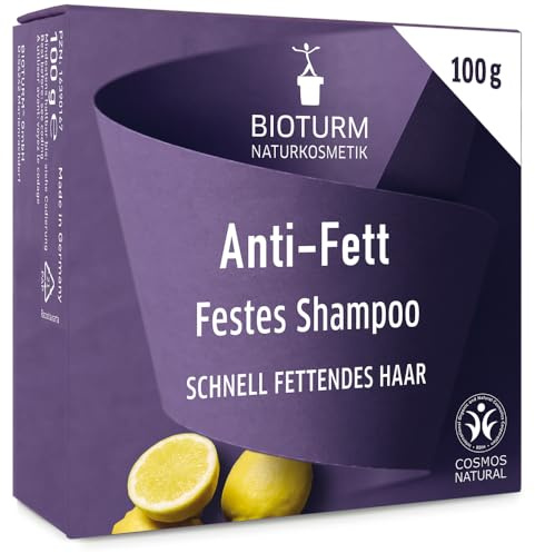 BIOTURM Festes Shampoo Anti-Fett 2 x 100 g