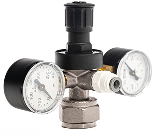 Kit de conversion pour QUOOKER CUBE en bouteille de CO2 de 2 kg avec bouteille de CO2 de 2 kg remplie de CO2 alimentaire (E290) (1ère génération sans bouteille)