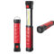 AuRiver LED Arbeitsleuchte Werkstattlampe Inspektionslampe, 2 in1 herausziehbares Licht mit Magnet, Werkstattlampe mit 2000 mAh, COB Notlicht für Autoreparatur Werkstatt und Camping (Rot)