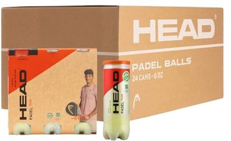Caisse De Balles Packs De 3 Boîtes Head Padel 575651 (8 Packs De 3 Boîtes)